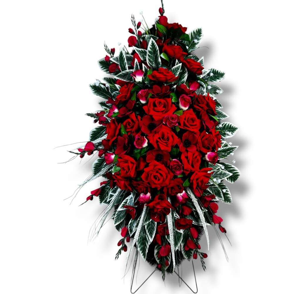 Ритуальный венок, венок на похороны, искусственные цветы, траурный венок, ритуальные принадлежности, венок для прощания, мемориальный венок, похоронные атрибуты, венки из искусственных цветов.