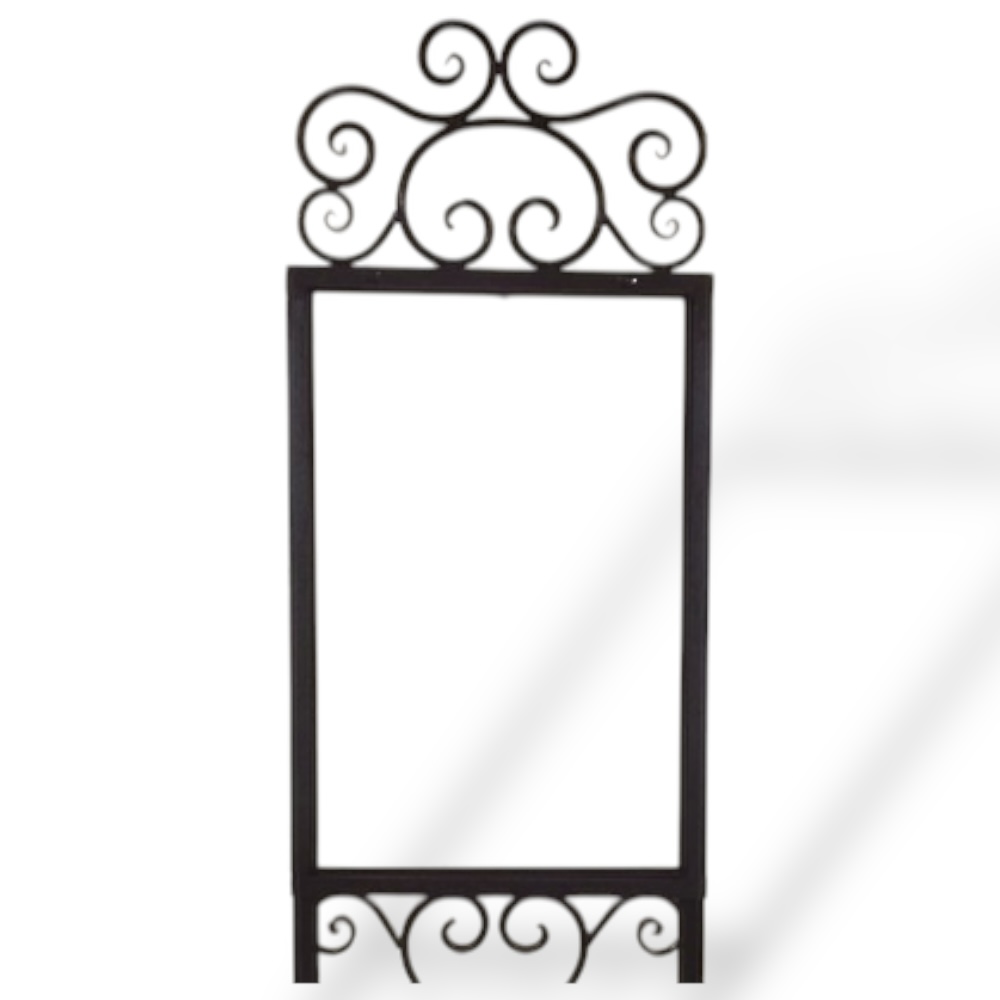 Рамка кованая, артикул КО-056, под гранитную плитку, вертикальная рамка, горизонтальная рамка, размер 400х600.