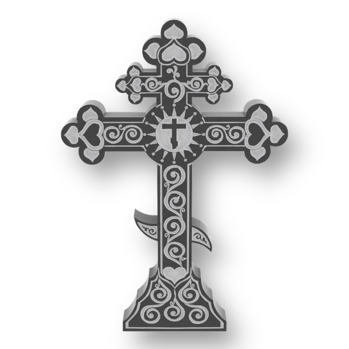 Арт. КГ-002 Крест гранитный на могилу